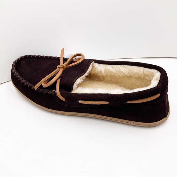 🆕{J. Crew} Suede Faux-Shearling Moccasins - Picture 5 of 16